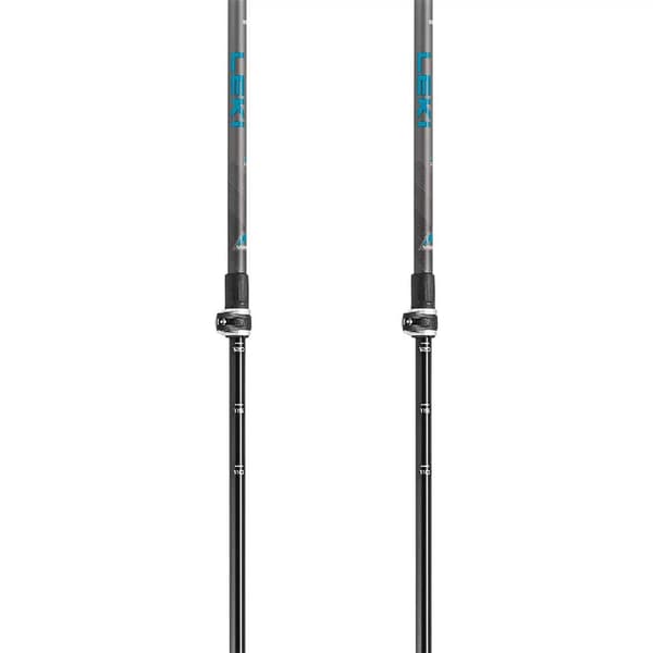 Leki Alpino Polakker Guide Lite 2 Sort 110-145 cm