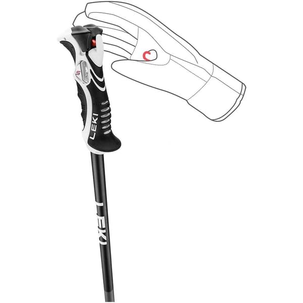 Leki Alpino Stænger Bold Lite S Søvfarvet 125 cm