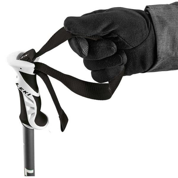Leki Alpino Polakker Qntm Sort 135 cm