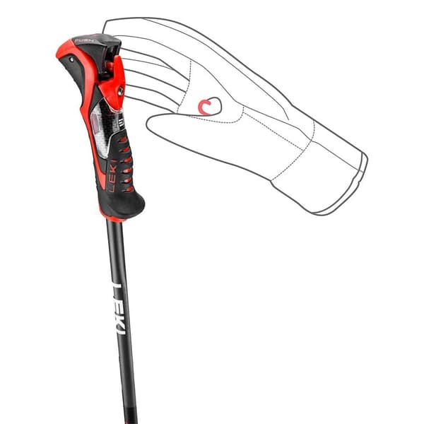 Leki Alpino Stolpar Airfoil 3d Silver 120 cm