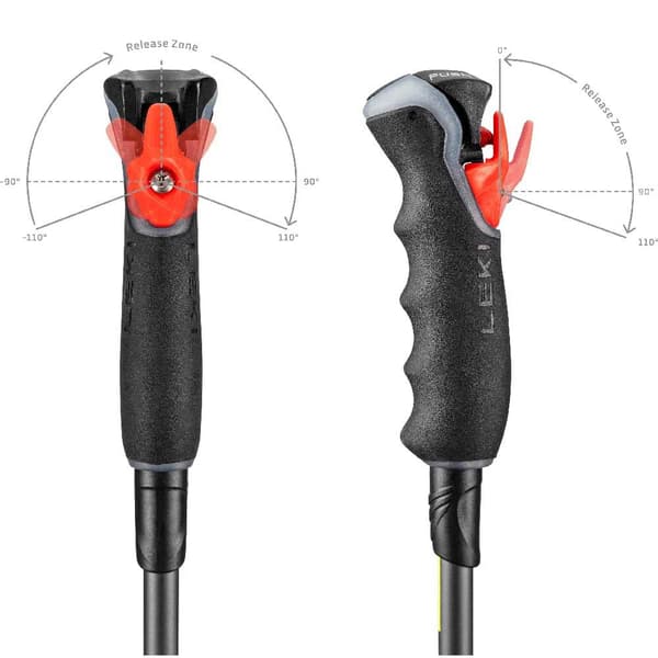 Leki Alpino Stænger Carbon 12 3d Søvfarvet 135 cm
