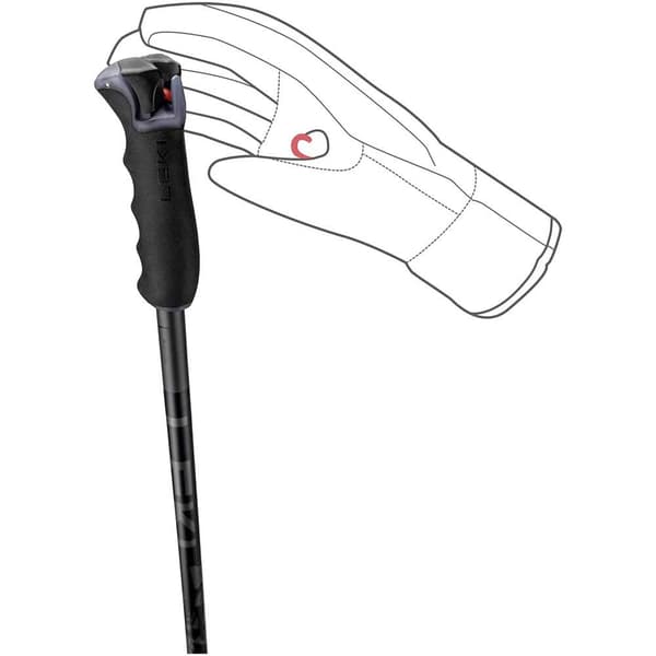 Leki Alpino Pylväät Detect S Hopeinen 135 cm