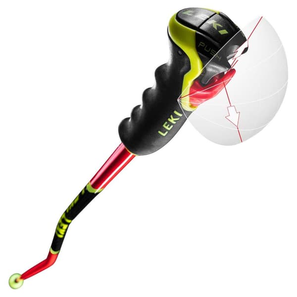 Leki Alpino Polakker Wcr Gs 3d Flerfarvet 120 cm