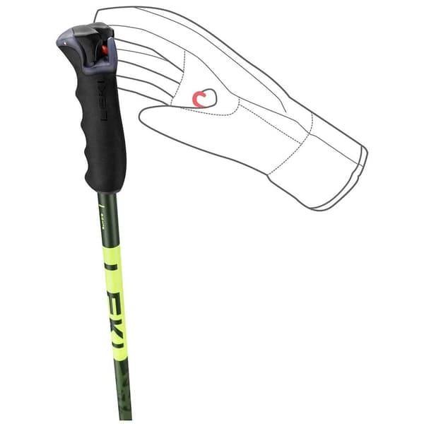 Leki Alpino Pylväät Detect S Hopeinen 110 cm
