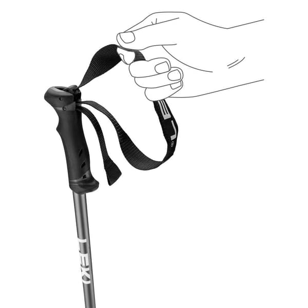 Leki Alpino Stolpar Qntm Silver 110 cm