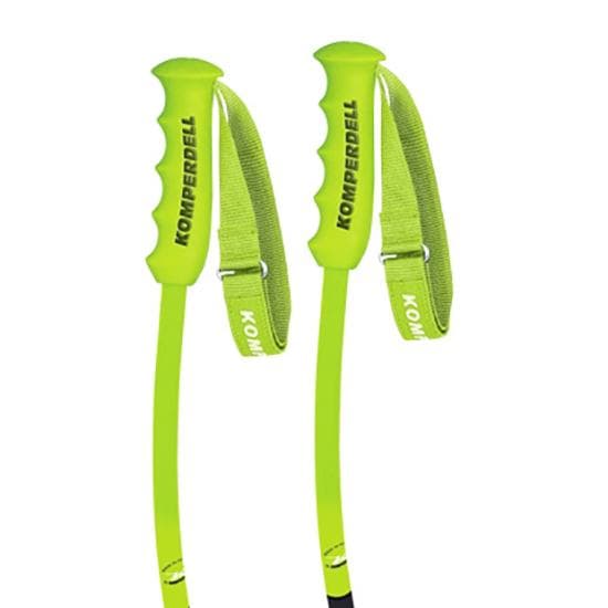 Komperdell Polakker Nationalteam Carbon Super G Grøn,Sort 140 cm