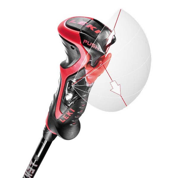 Leki Alpino Polakker Airfoil 3d Sort 110 cm