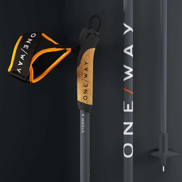 One Way Stænger Storm 4 Brun 162.5 cm