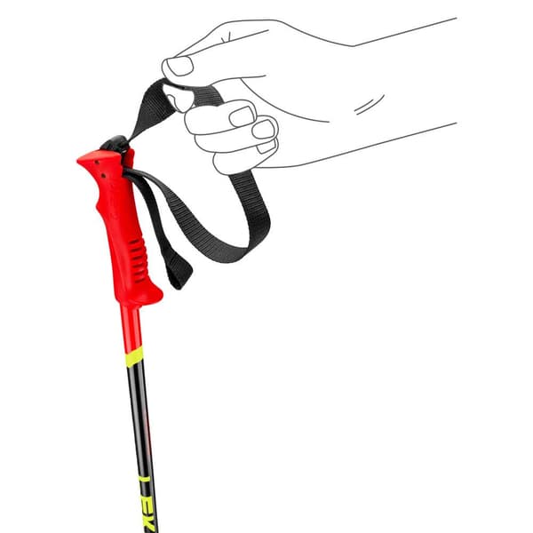 Leki Alpino Stænger Racing Transparent 90 cm