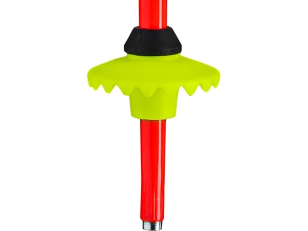 LEKI Racing KIDS, Alpin skiidrett, Skirenn, 105 cm, Barn, Sort, Rød, Aluminium, Stål