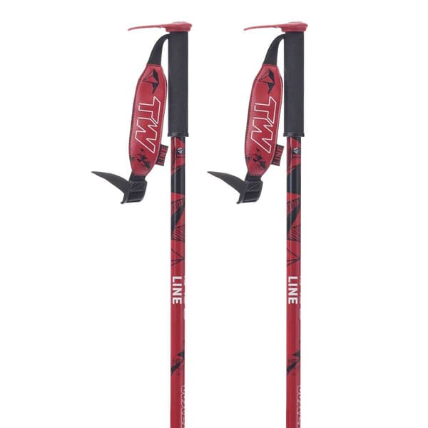 Line Wallischtick Spadserestokke Rød 100 cm