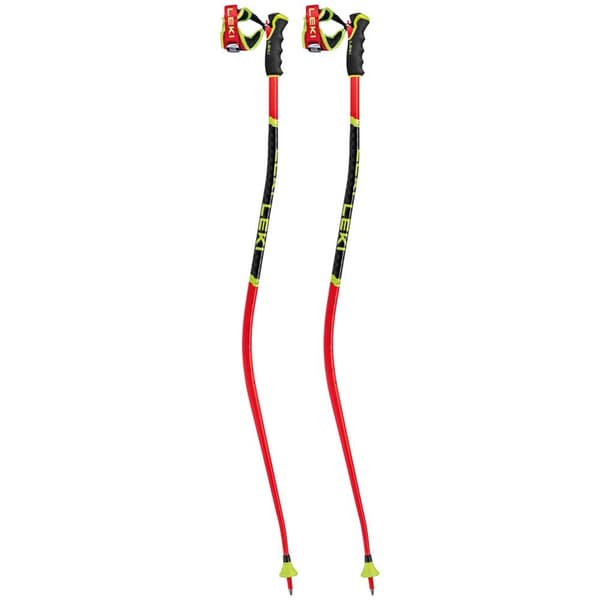 Leki Alpino Wcr Sg/dh 3d Pylväät Punainen 135 cm
