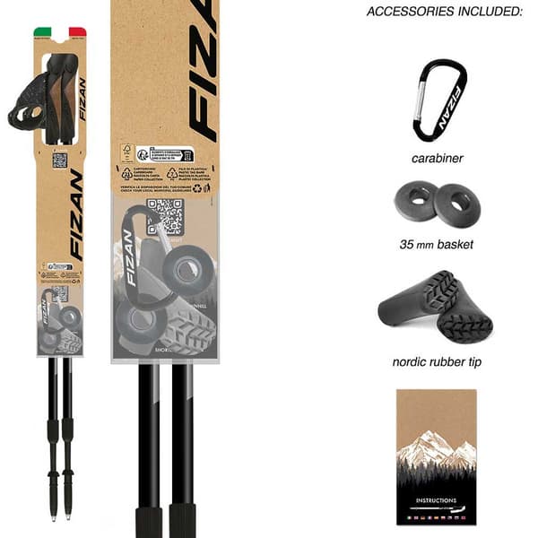 Fizan Speed Spadserestokke Søvfarvet 75-125 cm