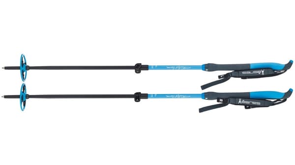 SNES NANSEN 2-SECTION ALLOY/CARBON POLE , stavar turskidåkning  alu/carbon