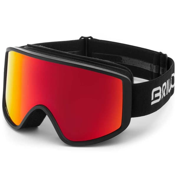 Briko Skibriller Homer Sort Red Mirror/CAT2