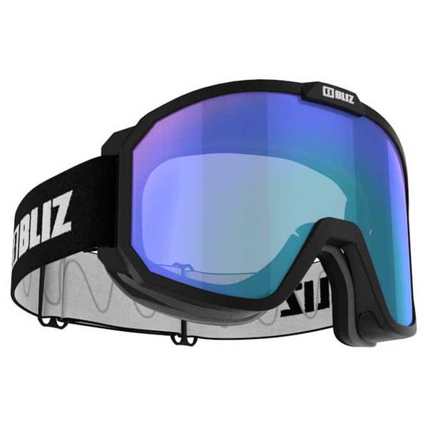 Bliz Skidglasögon Rave Svart Light Orange With Blue Multicoating/CAT1