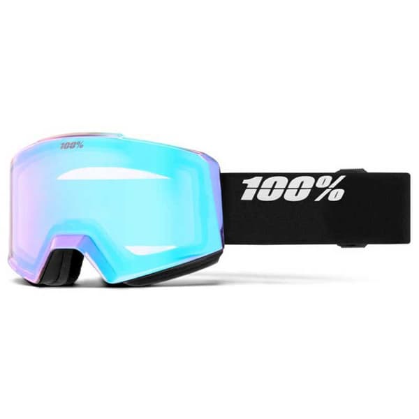 100percent Skibriller Norg Sort Mirror Silver Lens/CAT1