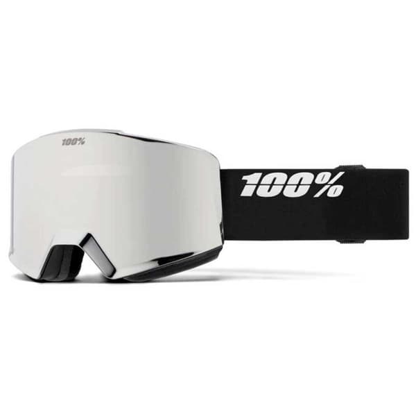 100percent Skibriller Norg Sort Mirror Silver Lens/CAT1