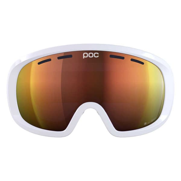 Poc Skibriller Fovea Race Hvid Partly Sunny Orange/CAT2