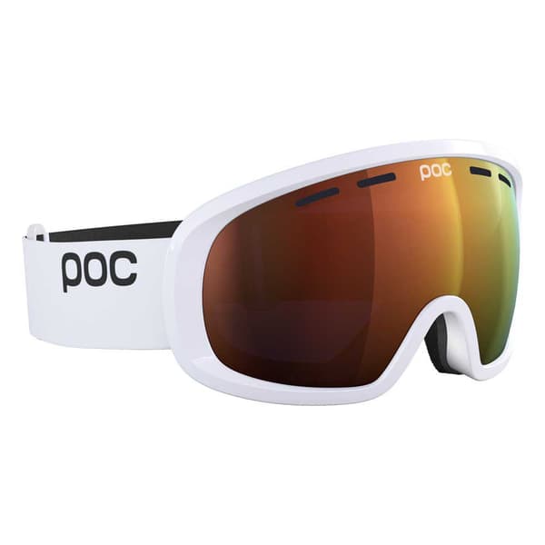 Poc Skibriller Fovea Race Hvid Partly Sunny Orange/CAT2
