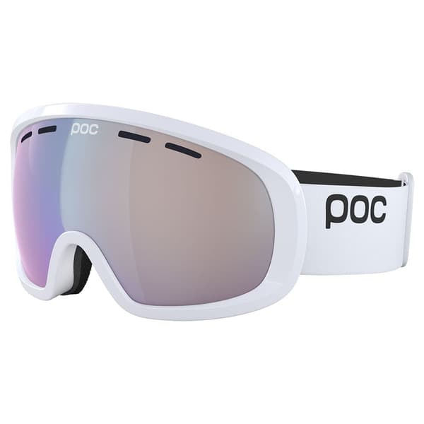 Poc Fovea Mid Fotokromatiske Skibriller Hvid Light Pink Sky Blu/CAT1-3