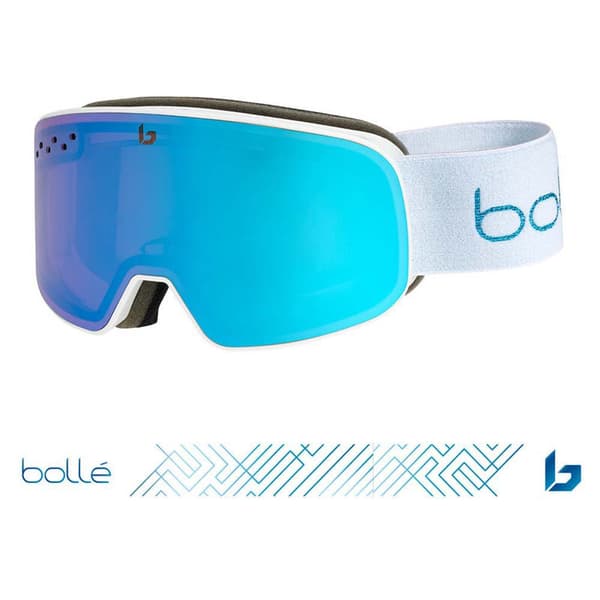 Bolle Skidglasögon Nevada Small Vit Azure/CAT2