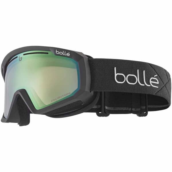 Bolle Fotokromatiska Skidglasögon Y7 Otg Svart Phantom Green Emerald Photochromic/CAT1-3