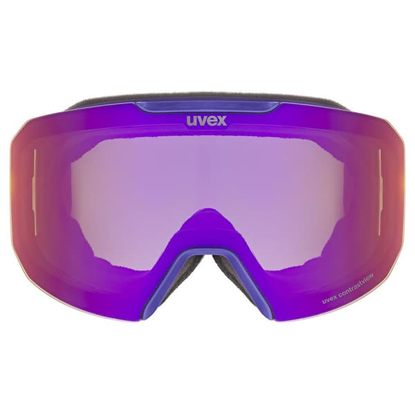 Uvex Skidglasögon Evidnt Attract Cv Lila Mirror Ruby Contrastview Green/CAT2+Clear/CAT1