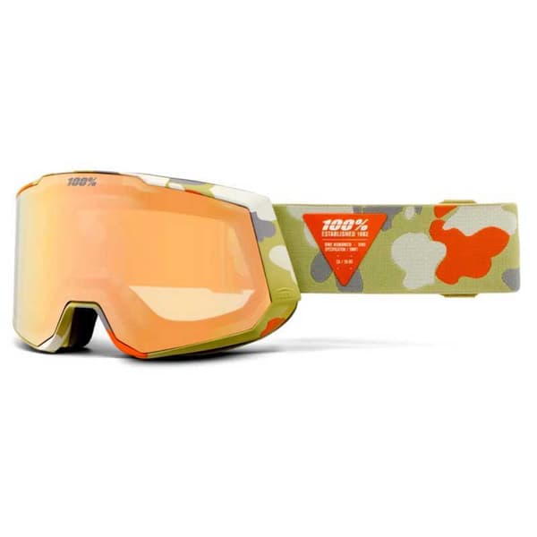 100percent Skidglasögon Snowcraft Xl Hiper Grönt Mirror Copper Lens/CAT4