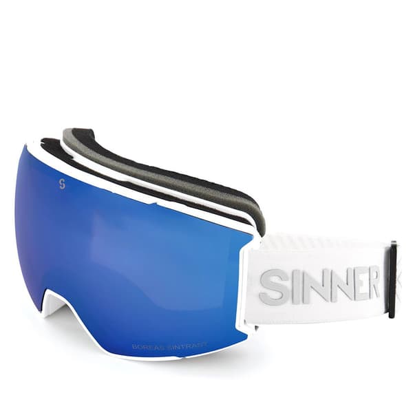 Sinner Skibriller Boreas Hvid Double Blue Sintrast+Dbl Orng Sintrast Toric/CAT1-3