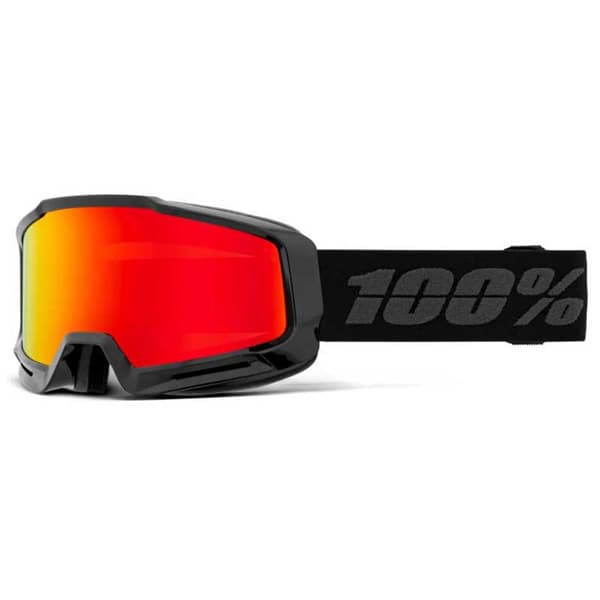 100percent Hiihtolasit Okan Hiper Musta Mirror Red Lens/CAT3