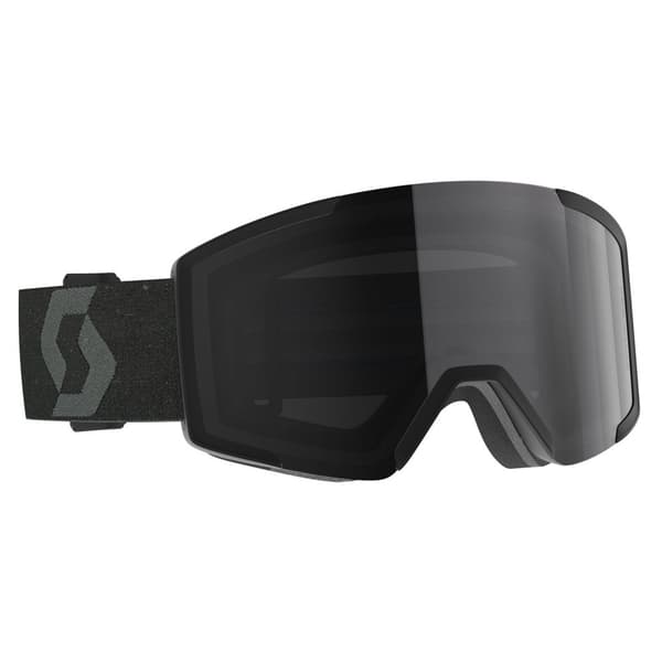 Scott Skidglasögon Shield Svart Enhancer Blue Chrome/CAT 2