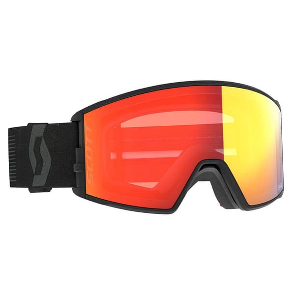 Scott Skidglasögon React Svart Enhancer Red Chrome/CAT2