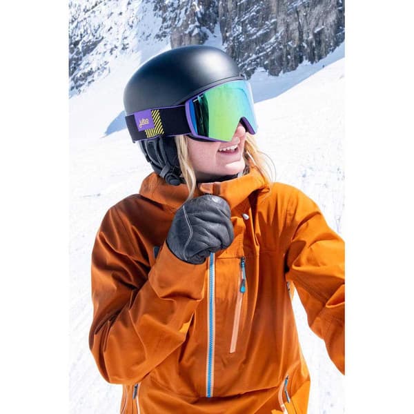 Julbo Skidglasögon Razor Edge Svart,Lila Flash Green Reactiv CAT2-3 GlareControl