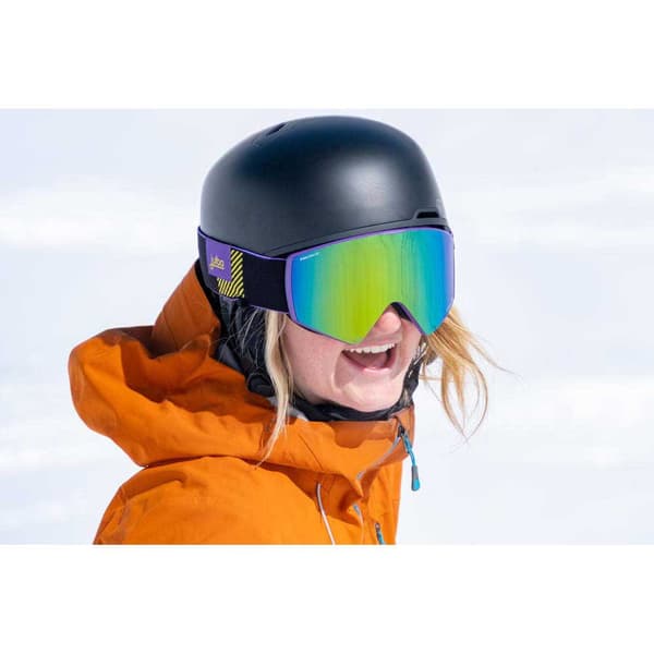 Julbo Skidglasögon Razor Edge Svart,Lila Flash Green Reactiv CAT2-3 GlareControl