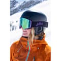 Miniatyrbild 10 av 10: Julbo Skidglasögon Razor Edge Svart,Lila Flash Green Reactiv CAT2-3 GlareControl