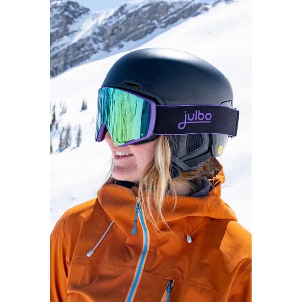 Julbo Skidglasögon Razor Edge Svart,Lila Flash Green Reactiv CAT2-3 GlareControl
