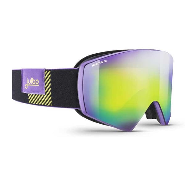 Julbo Skidglasögon Razor Edge Svart,Lila Flash Green Reactiv CAT2-3 GlareControl