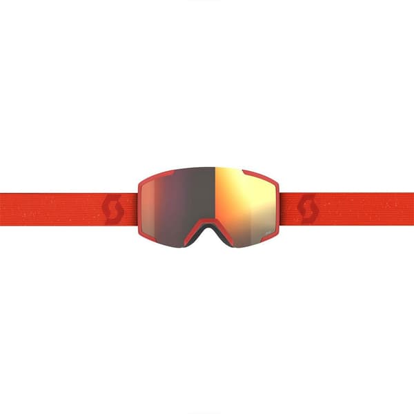 Scott Shield Skidglasögon+reservobjektiv  Solar Red Chrome/CAT2