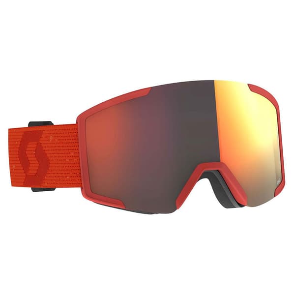 Scott Shield Skidglasögon+reservobjektiv  Solar Red Chrome/CAT2
