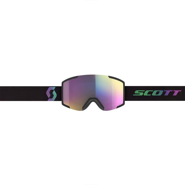 Scott Skidglasögon Shield Svart Enhancer Teal Chrome/CAT3