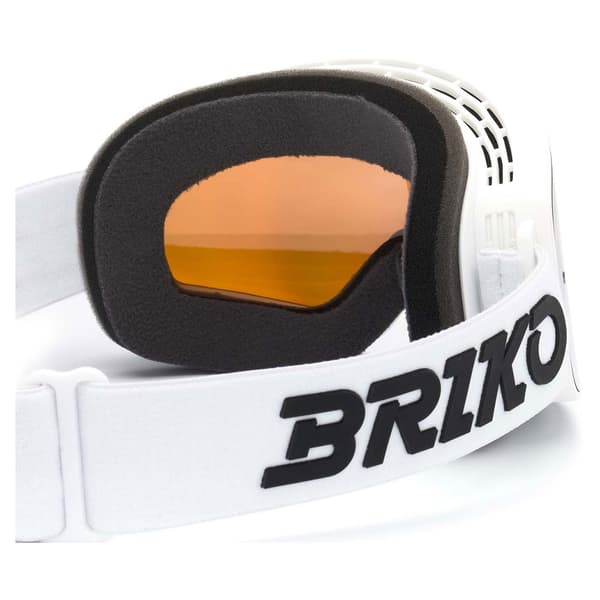 Briko Chino Sharp Lite Skidglasögon Vit Silver Mirror/CAT2