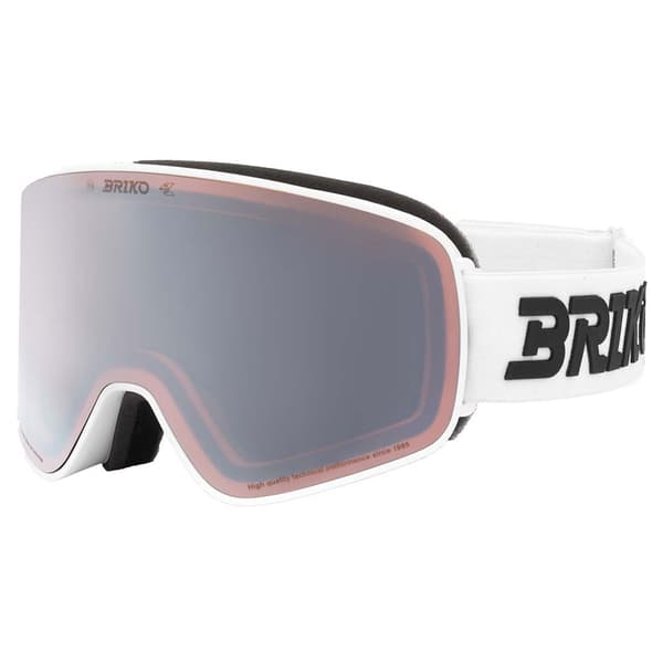 Briko Chino Sharp Lite Skidglasögon Vit Silver Mirror/CAT2