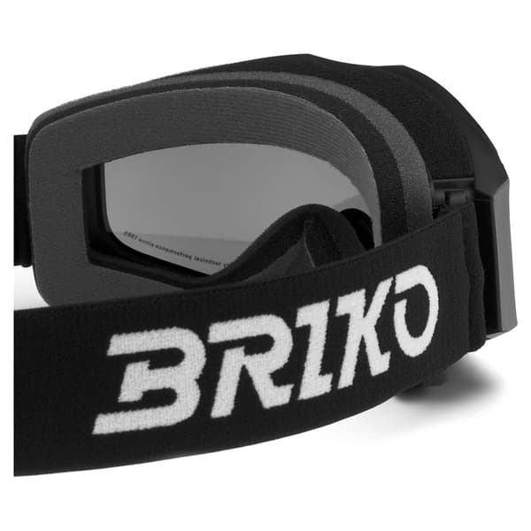 Briko Thunder Junior Skibriller Sort Silver Mirror/CAT2
