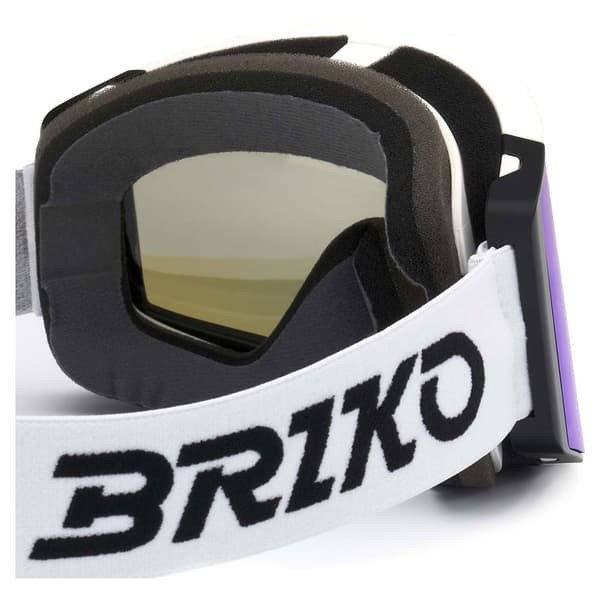 Briko Bufera Laskettelulasit Valkoinen Blue Mirror/CAT2