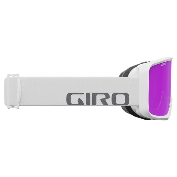 Giro Sagen Skibriller Til Kvinder Hvid Amber Pink/CAT2+Yellow/CAT1