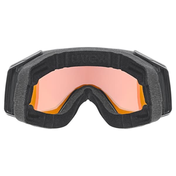 Uvex Gravity Supravision Laskettelulasit Musta Mirror Yellow Supravision Clear Orange/CAT3