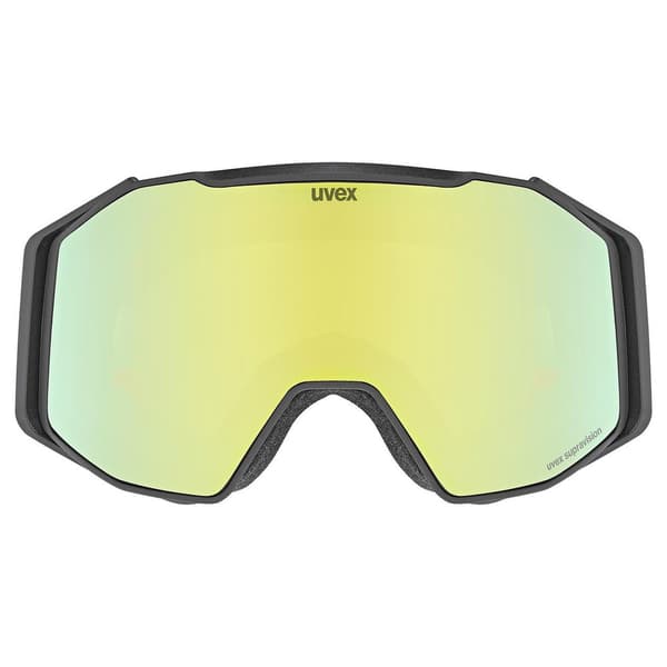 Uvex Gravity Supravision Laskettelulasit Musta Mirror Yellow Supravision Clear Orange/CAT3