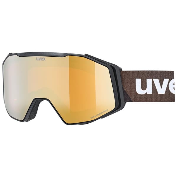 Uvex Gravity Supravision Skibriller Sort Mirror Gold Supravision Orange Clear/CAT2