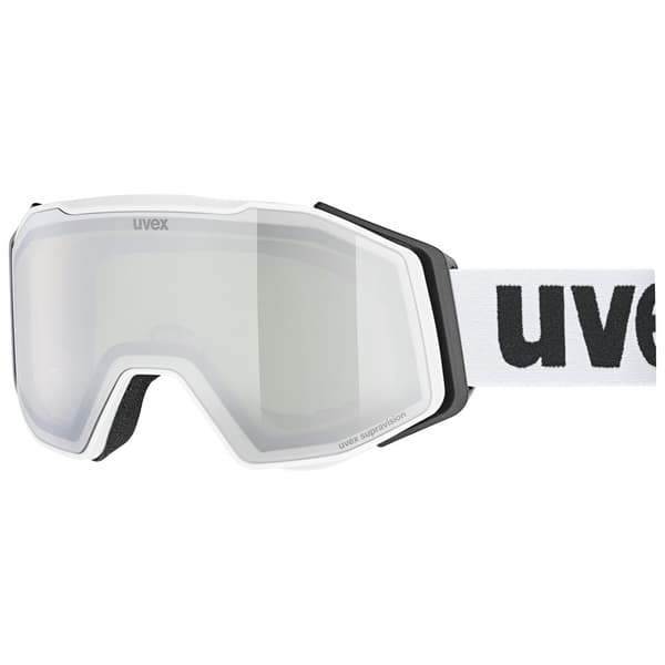 Uvex Gravity Supravision Skidglasögon Vit Mirror Silver Supravision Clear Green/CAT2
